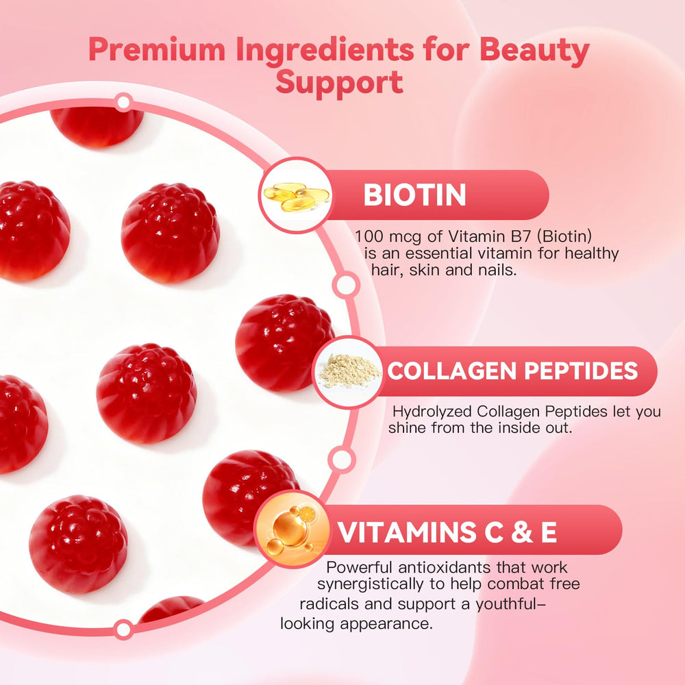 Serving panel showing 300 mg collagen per serving
