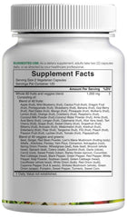 Laboratory third-party testing certificates for Nature’s Fruits & Veggies Supplement
