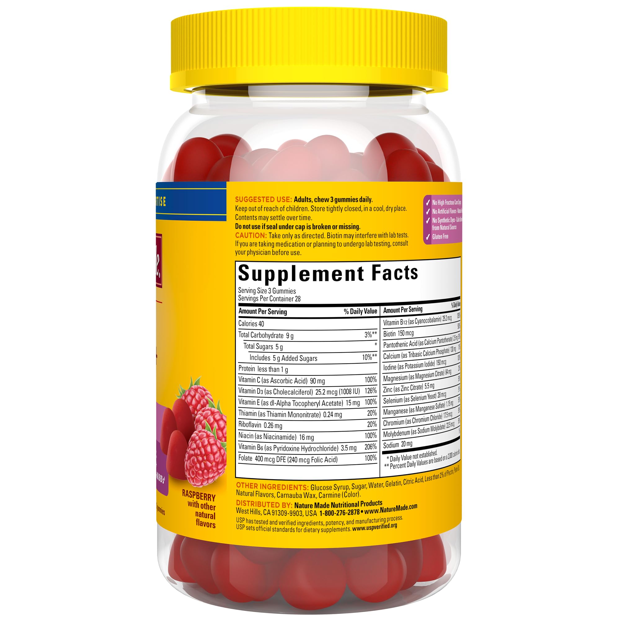 Daily use of Nature Made 50+ for Her gummies for healthy aging Daily use of Nature Made 50+ for Her gummies for healthy aging