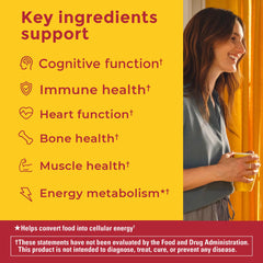 Nutrition facts panel for Nature Made Advanced Multivitamin Gummies