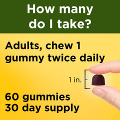 Gluten-free Ashwagandha gummies packaging
