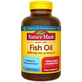 Nature Made Burp Less Fish Oil 1000 mg softgels bottle with 150-count