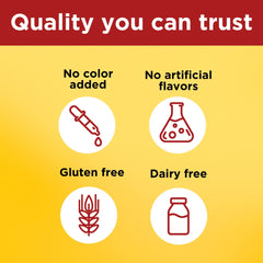 No color added and no artificial flavors on packaging