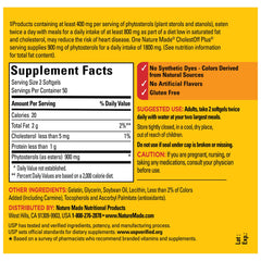 CholestOff Plus provides 900 mg plant sterols and stanols per serving