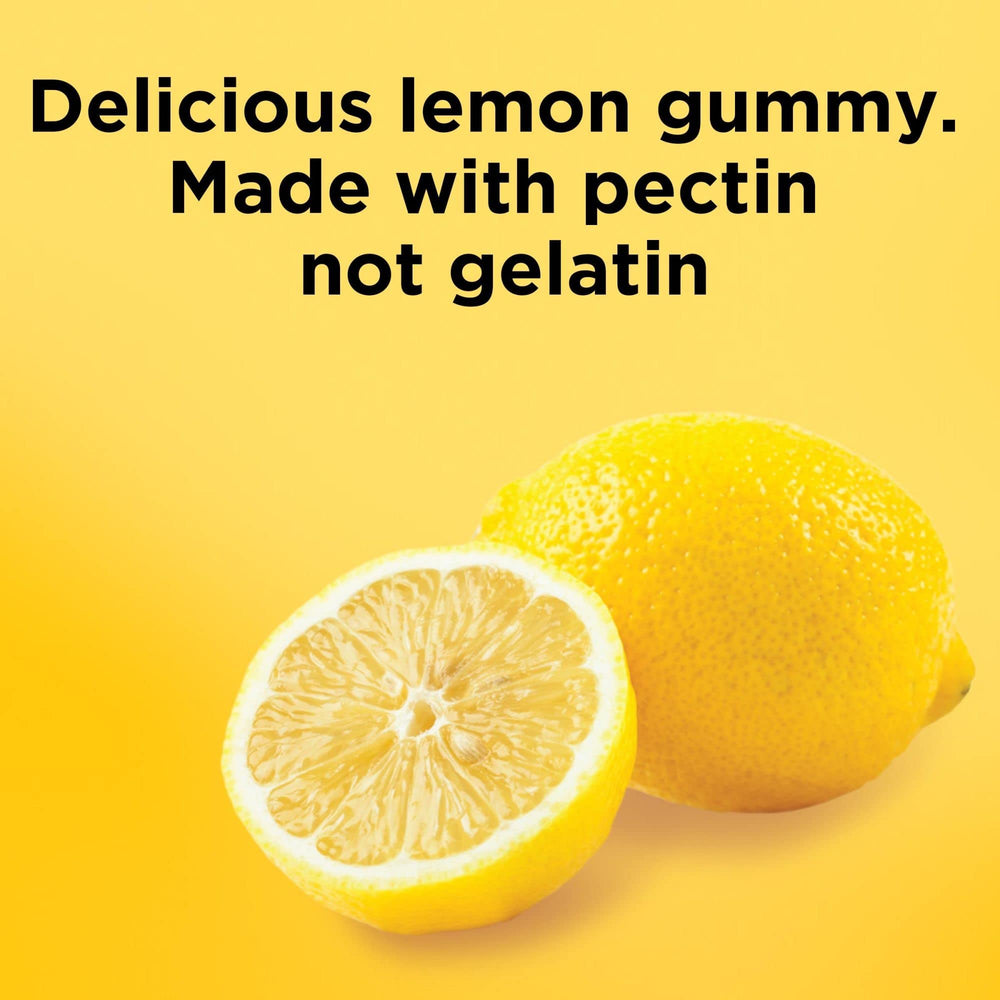 Illustration of vitamins Vitamin C, Zinc, Vitamin E with collagen gummies