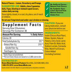 Graphic showing 6 g inulin fiber per serving