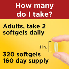 Nature Made Fish Oil gluten-free and dairy-free formula for dietary flexibility.