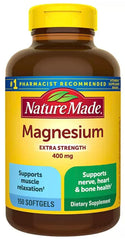 Nature Made High Potency Magnesium 400 mg bottle front view for daily magnesium support.