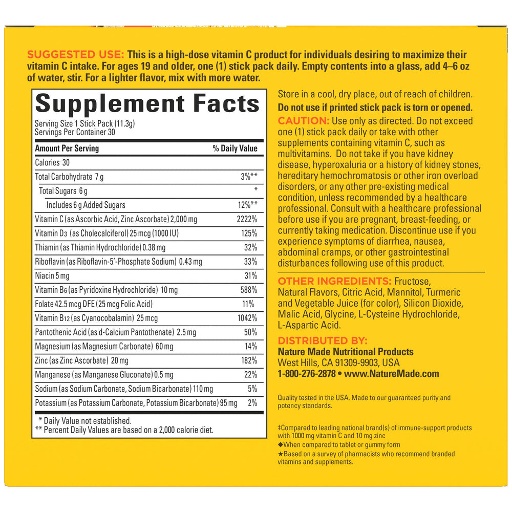 Preparing ImmuneMAX fizzy drink by dissolving a stick in water