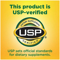 USP Verified seal on Nature Made box ensuring verified potency