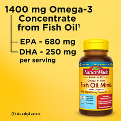 Gluten free Nature Made Omega-3 with no color added