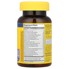 Postnatal multivitamin bottle with breastfeeding support theme