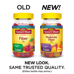 Close-up of Nature Made Prebiotic Fiber Gummies jar