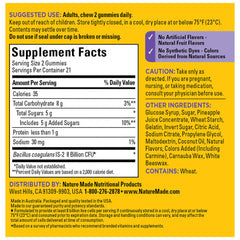 No artificial flavors or synthetic dyes in Nature Made gummies