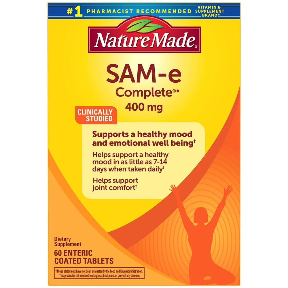 Nature Made SAM-e Complete 400 mg Enteric Coated Tablets bottle