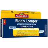 Nature Made Sleep Longer bottle and 35 tablets
