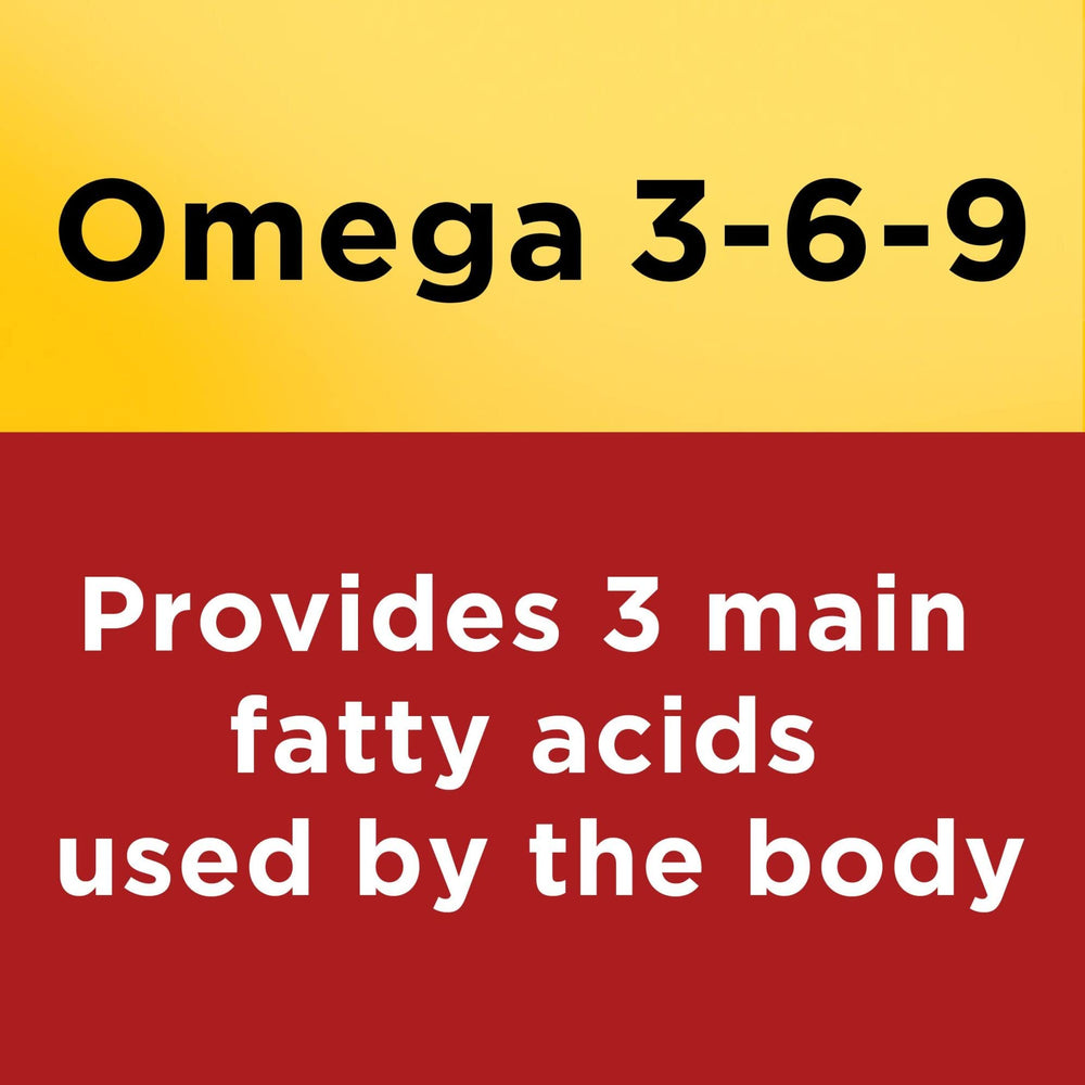 Safflower oil Omega-6 source in Nature Made Triple Omega 3-6-9