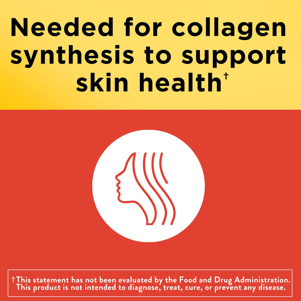 USP Verified badge on Nature Made vitamin C chewables label