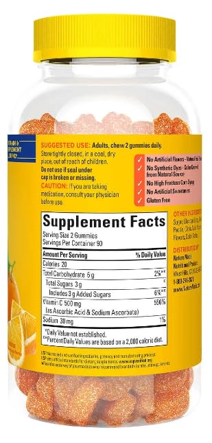 Nature Made Vitamin C Extra Strength 500 mg - 90 Day Supply packaging
