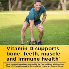 Back of Nature Made Vitamin D3 K2 2-pack box with supplement facts