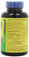 Nature Made Vitamin E 400IU softgels being poured for easy daily dosing