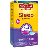 Front view of Nature Made Wellblends Sleep Longer bottle