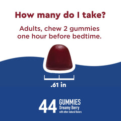 Dreamy Berry flavored Wellblends Sleep & Recover gummies