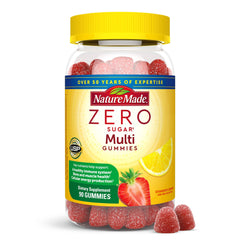 Bottle of Nature Made Zero Sugar Multivitamin Gummies 90-count
