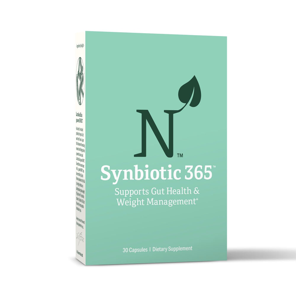 Nature M.D. Synbiotic 365 bottle with capsules
