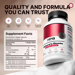 Beet root capsules that are easy to swallow