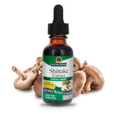 Front view of Nature's Answer Shiitake Mushroom Extract bottle, 1 fl oz