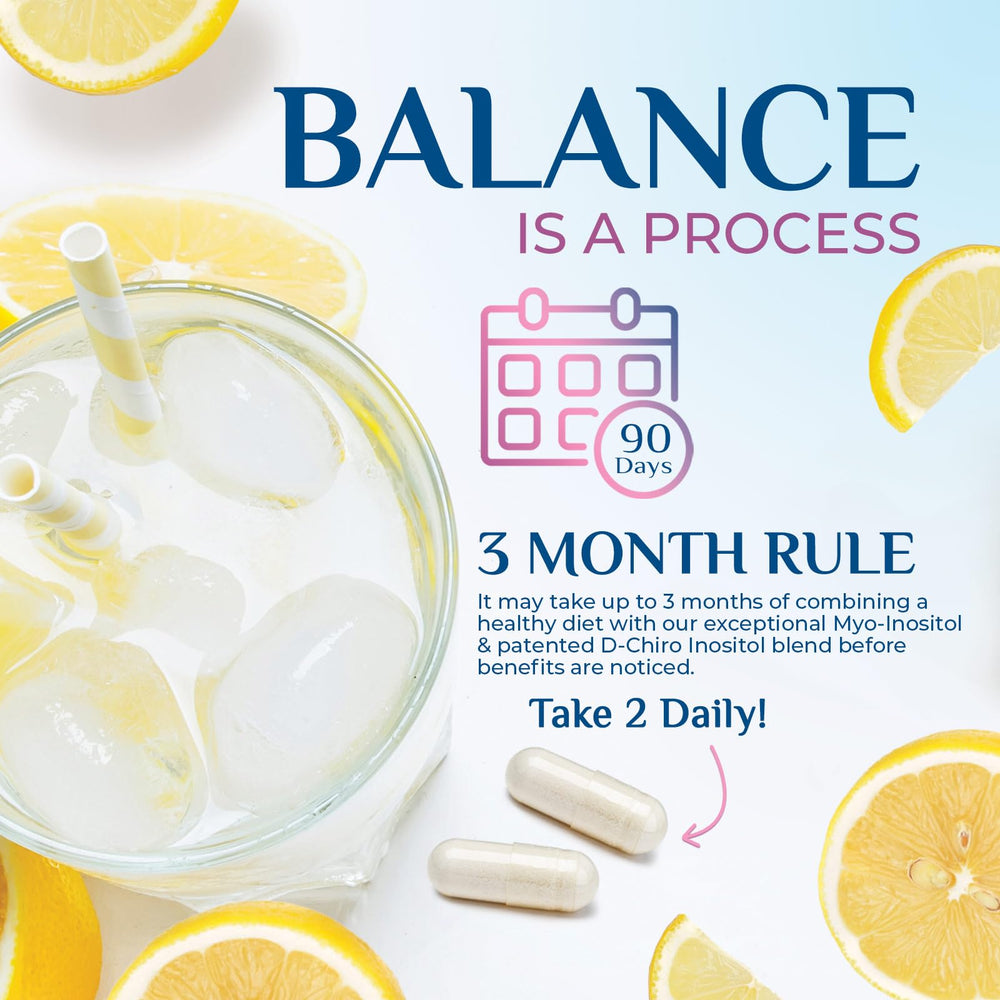 Nature's Glow Myo-Inositol & D-Chiro-Inositol for women's balance