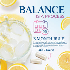 Nature's Glow Myo-Inositol & D-Chiro-Inositol for women's balance