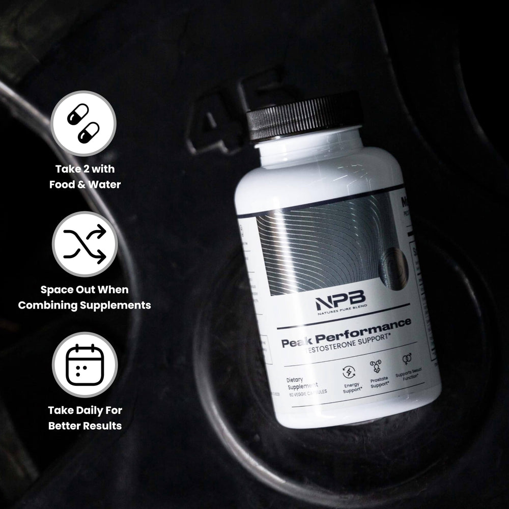 Nature's Pure Blend Peak Performance with DIM emphasizes hormone balance and wellness.