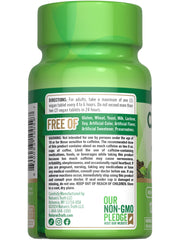 Lifestyle image of a person energized after taking caffeine pills