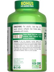 Finished bottle of Nature's Truth Fish Oil 2400mg