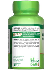 Ingredients: fish oil, flaxseed oil and borage oil