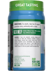 Grape-flavored gummies with Nature's Truth branding and packaging