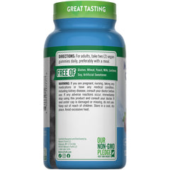 Back packaging of Nature's Truth Magnesium Glycinate Gummies 120 count