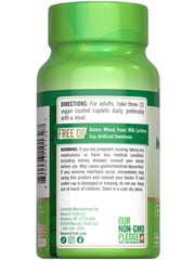 Nutrition facts label for Nature's Truth Calcium Magnesium Zinc bottle