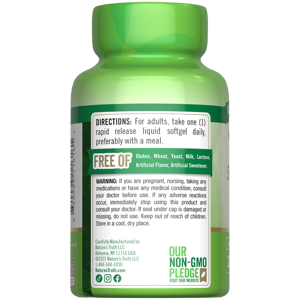 Lifestyle image of daily supplement routine with zinc and vitamin C softgels