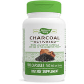 Nature's Way Activated Charcoal bottle and label