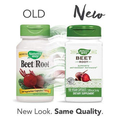 Close-up of Beet Root 500 mg capsules