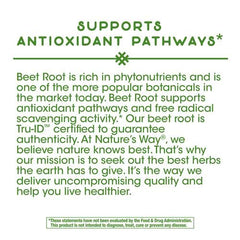 Safety seal on Nature's Way Beet Root bottle
