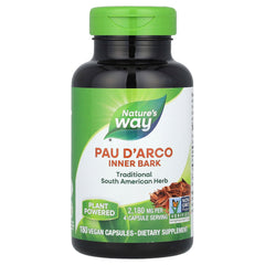 Nature's Way Pau D'Arco Inner Bark 545 mg - 180 capsules bottle