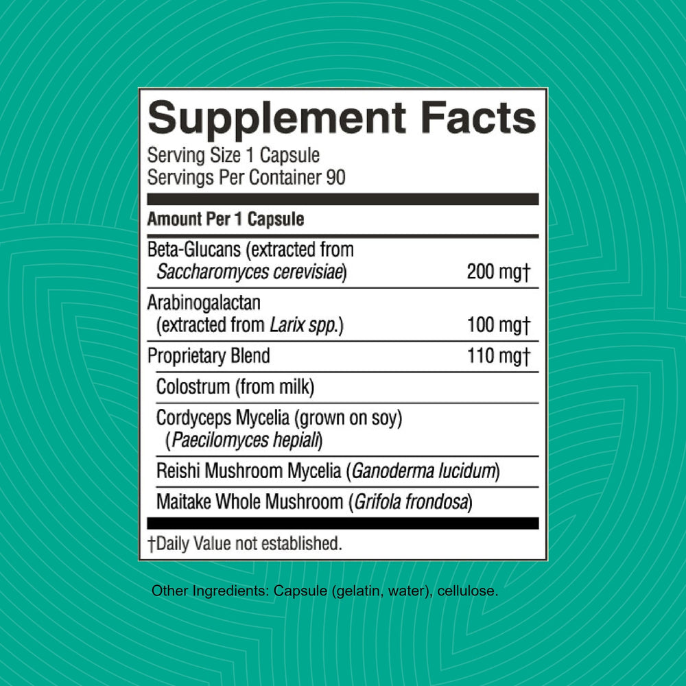 Capsules arranged to represent immune support