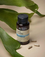 Saw palmetto fruit and other botanicals in the formula