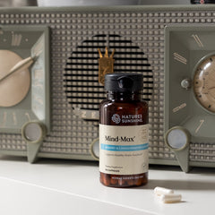 Mind-Max 90 Capsules bottle with label visible
