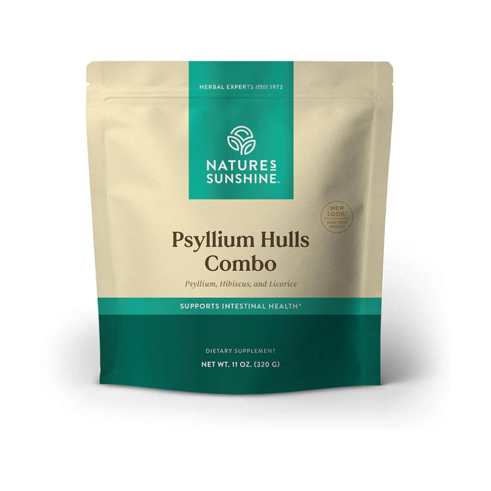 Front view of Nature's Sunshine Psyllium Hulls Combination 11 Oz
