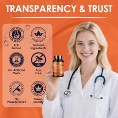 4-month supply packaging showing daily softgel regimen